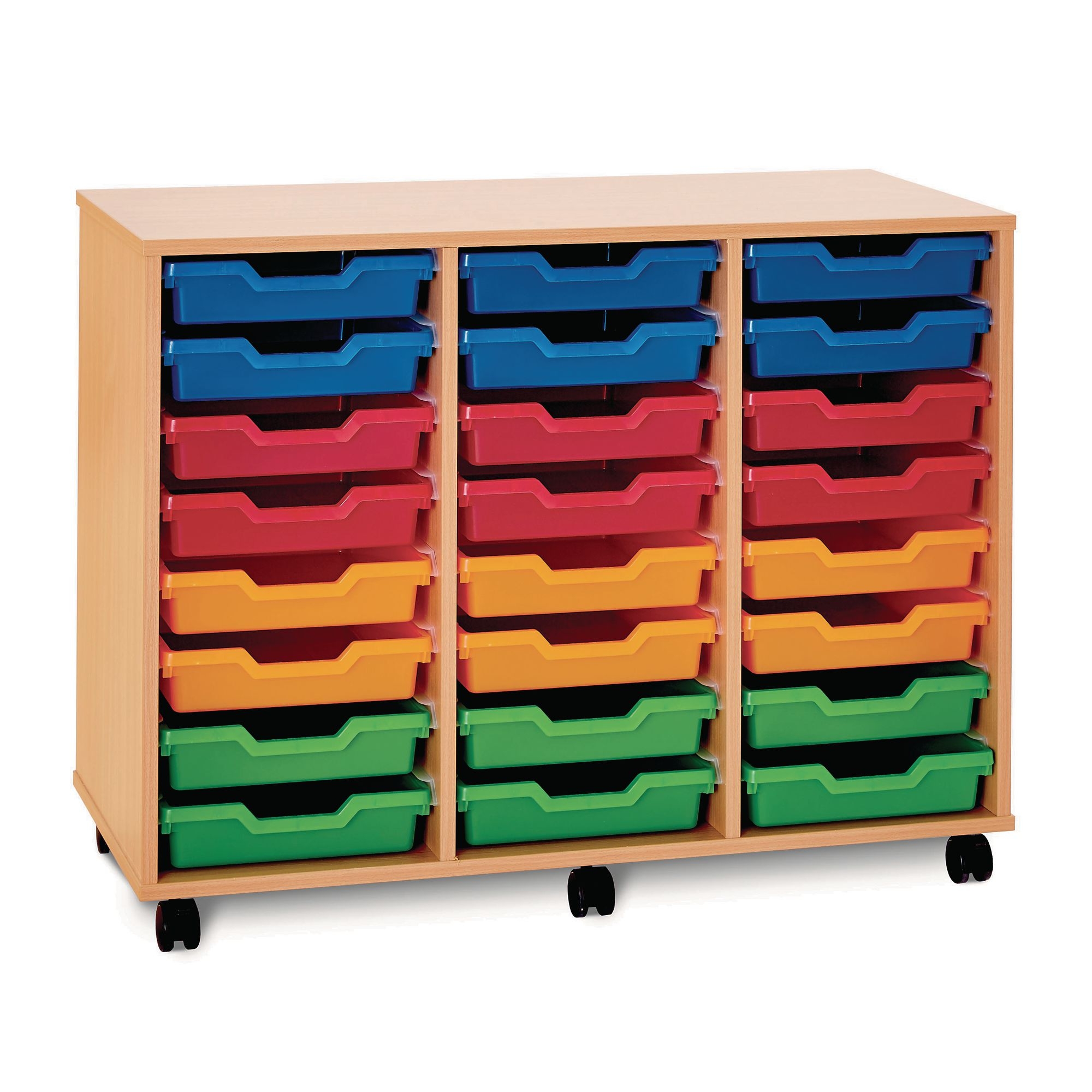 24 Shallow Tray Unit-Bch-CherryCola